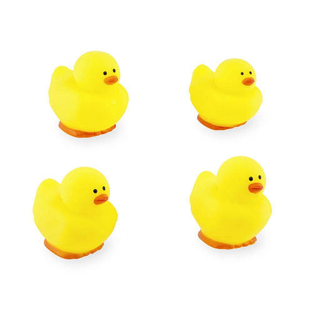 4 rubber ducks