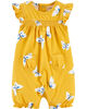 Carter's Butterfly Romper - Yellow, 6 Months