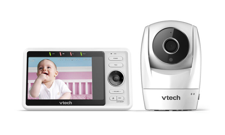 VTech RM5762 Wi-Fi Remote Access Video Baby Monitor with 5inch 1080p HD Pan & Tilt Camera - White