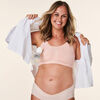 Basics by Bravado 2-in-1 Pumping and Nursing Bra, Soft Rose, Small
