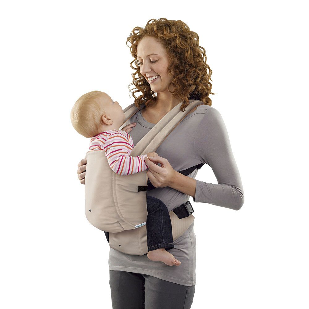 Evenflo Natural Fit Carrier Khaki Orange Babies R Us Canada