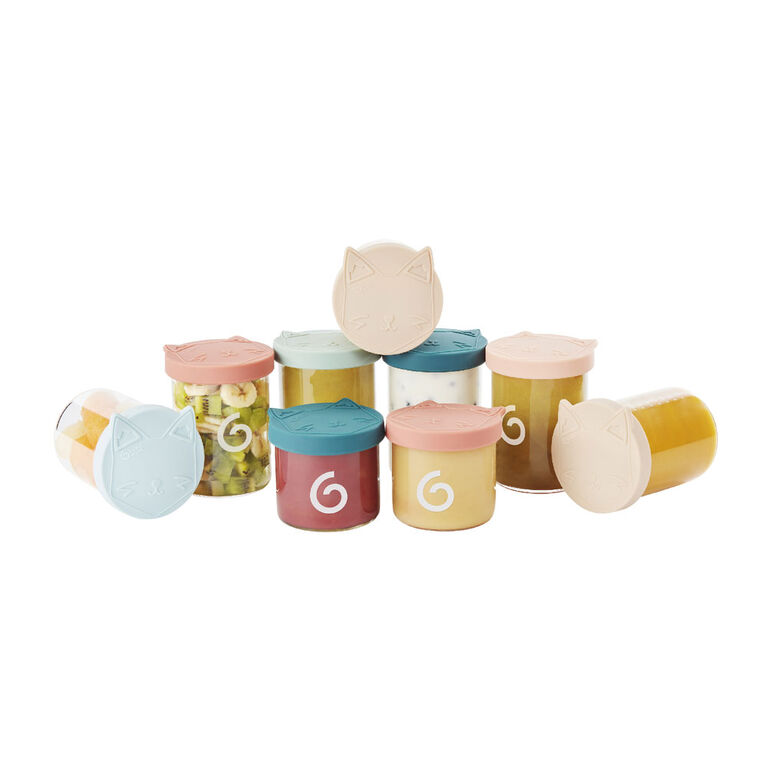Babymoov - Isy Bowls Glass(X9)6 X 8.5Oz + 3 X 4Oz