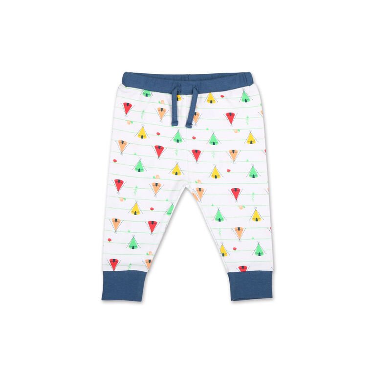 Koala Baby Camp Scout Hoodie/Printed Jogger 2 Piece Set, Newborn