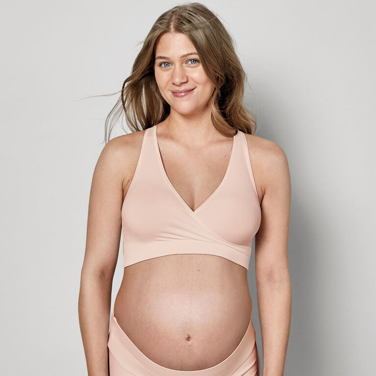 STAY COOL: Medela Keep Cool Sleep Breathable Nursing and Maternity Bra -  Chai | Small