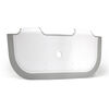 Baby Dam Bath Divider - White/Grey