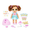 Poupée BABY born Surprise Magic Potty Surprise avec yeux verts : la poupée fait un pipi scintillant et ses crottes sont des breloques surprises