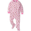 Gerber Childrenswear - 1-Pack Blanket Sleeper - Leopard - Pink 24 months