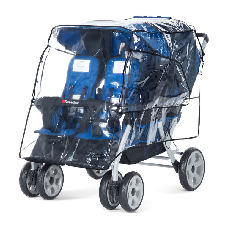 Housse de pluie pour poussettes Quad Sport et LX4 de Foundations