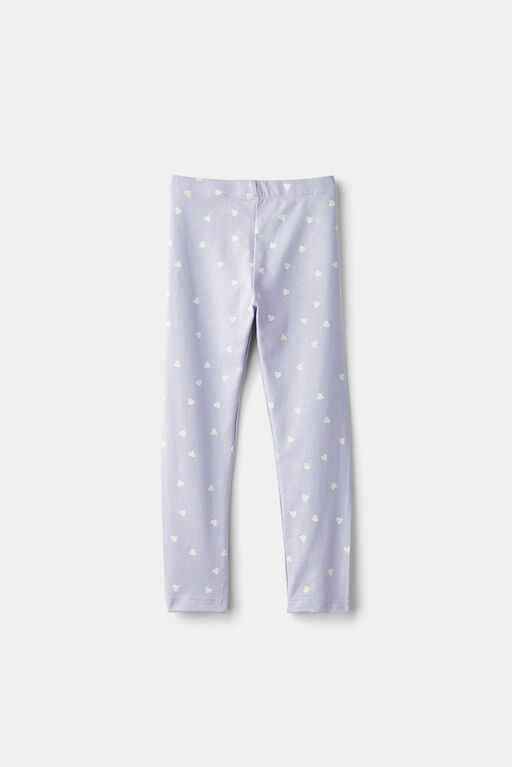 RISE Little Earthling Core Legging Purple Hearts
