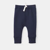 pantalon de jogging à entrejambe tombant, 3-6m - bleu