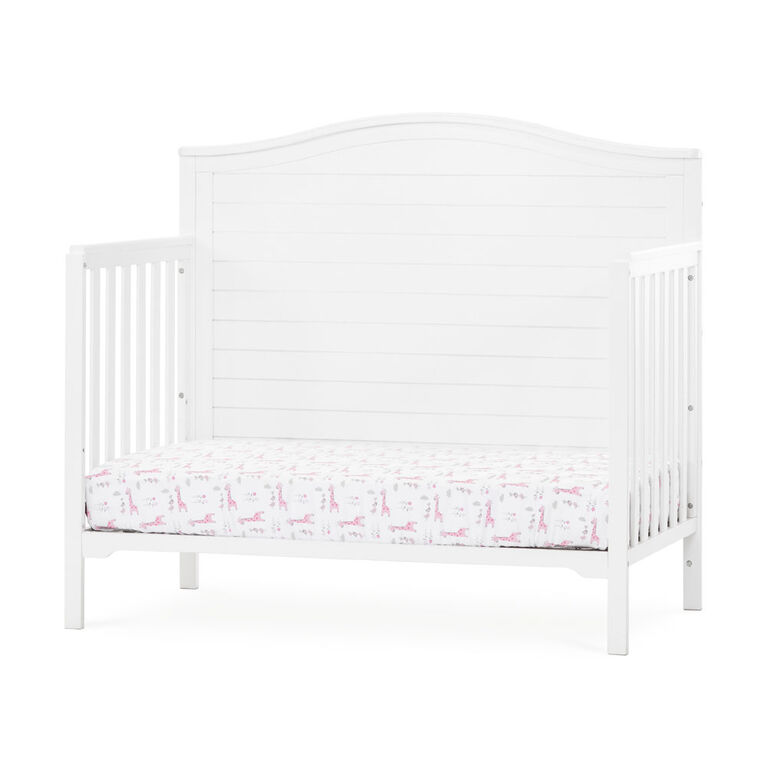 Forever Eclectic par Child Craft Wilmington Arch Top 4-en-1 Lit de bébé convertible, blanc mat