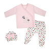 Baby Mode 3 Piece Quilted Take Me Home :Pink Itty Bitty So Pretty