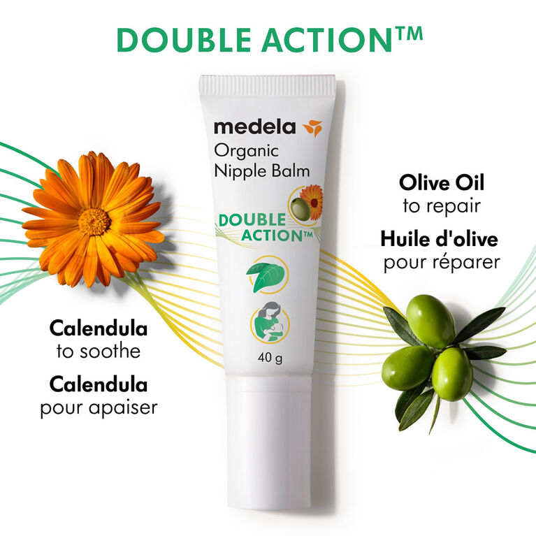 Le baume Bio pour mamelons de Medela
