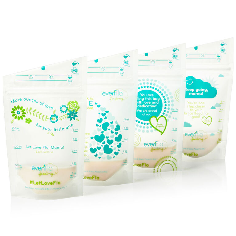 Evenflo Advanced Breast Milk Storage Bags, 50 count