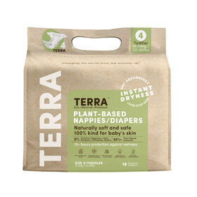 Terra Diapers Size 4 Toddler - 18 Pack