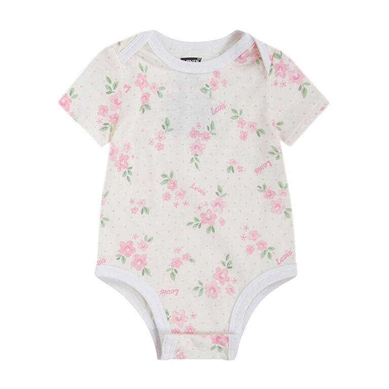 Levis 3 pack Bodysuits - Pink - Size 3 Months