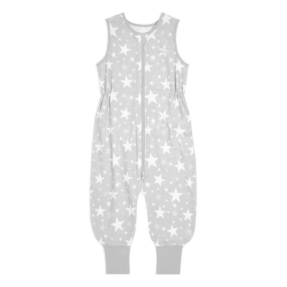 HALO SleepSack Toddler 100 Cotton Grey Stars 12 24M
