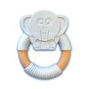 babyworks Silicone & Beechwood Teething Ring - "Elly" Elephant