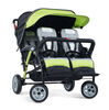 Foundations Splash of Colour Quad Sport 4 Passenger Stroller - Lime