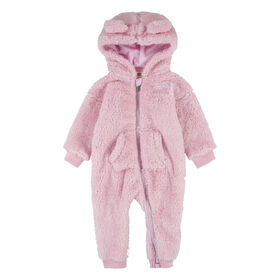 Levis Sherpa Bear Coverall - Pink - Size 12 Months