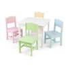 KidKraft - Table et 4 chaises pastel Nantucket