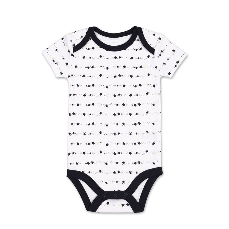 Koala Baby 4Pk Short Sleeved Bodysuit, N Reach For The Stars, Preemie