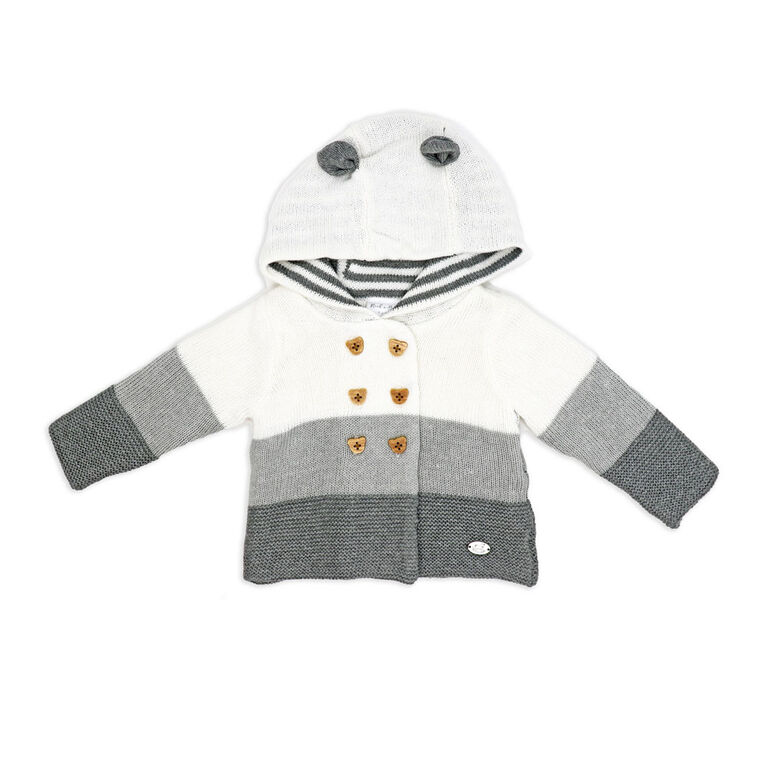 Rock-A-Bye Baby Boutique Gris tricoté 2 pièces Cardgian et pantalon ensemble cadeau