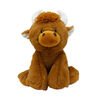 Plushies by Baby Mode Plush Tan Highland Cow Toy- 11"