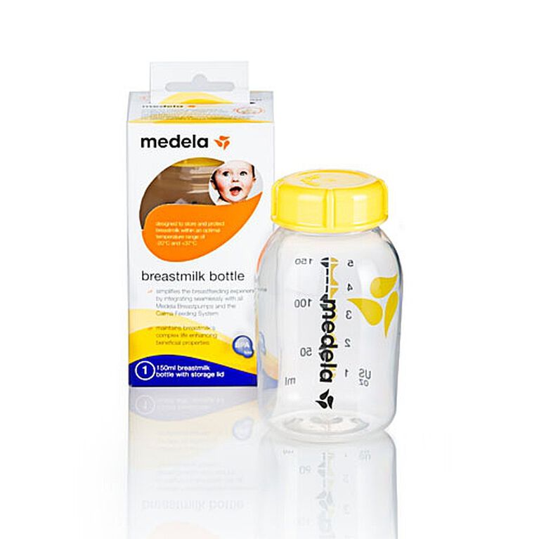 Bouteille pour lait maternel de Medela (simple) 150ml.