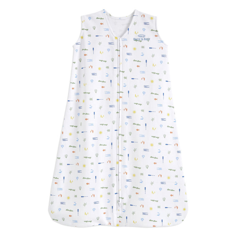 HALO SleepSack Wearable Blanket - Cotton - Lakeside  Medium 6-12 Months