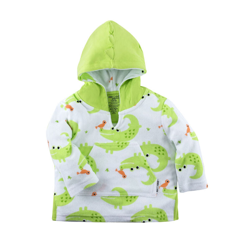 Zoocchini - Couverture de bain bébé éponge - Alligator - 0-12M