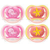 Ultra-Air Pacifier 6-18M Girl 4Pack (Whale/Star)