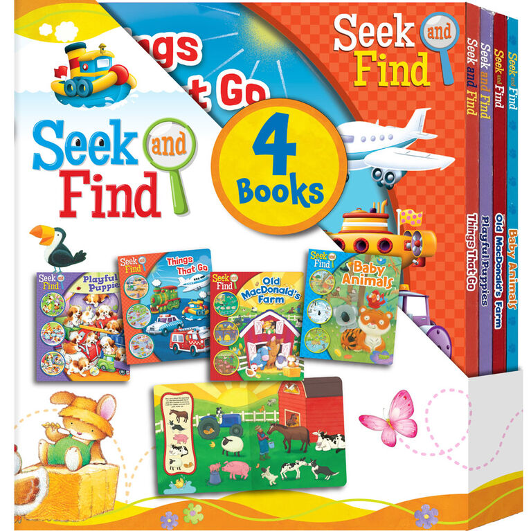 Seek And Find 4 Book Slipcase - English Edition