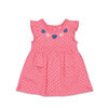 Koala Baby Short Sleeve Pink Heart Polka Dot Dress - 18 Month
