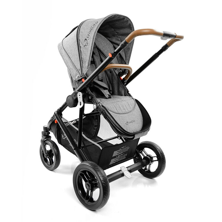 StrollAir SOLO Single Stroller that converts to double tandem