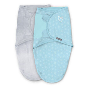Velboa - étoiles bleues 2PK P/M 0-3M de SwaddleMe By Ingenuity