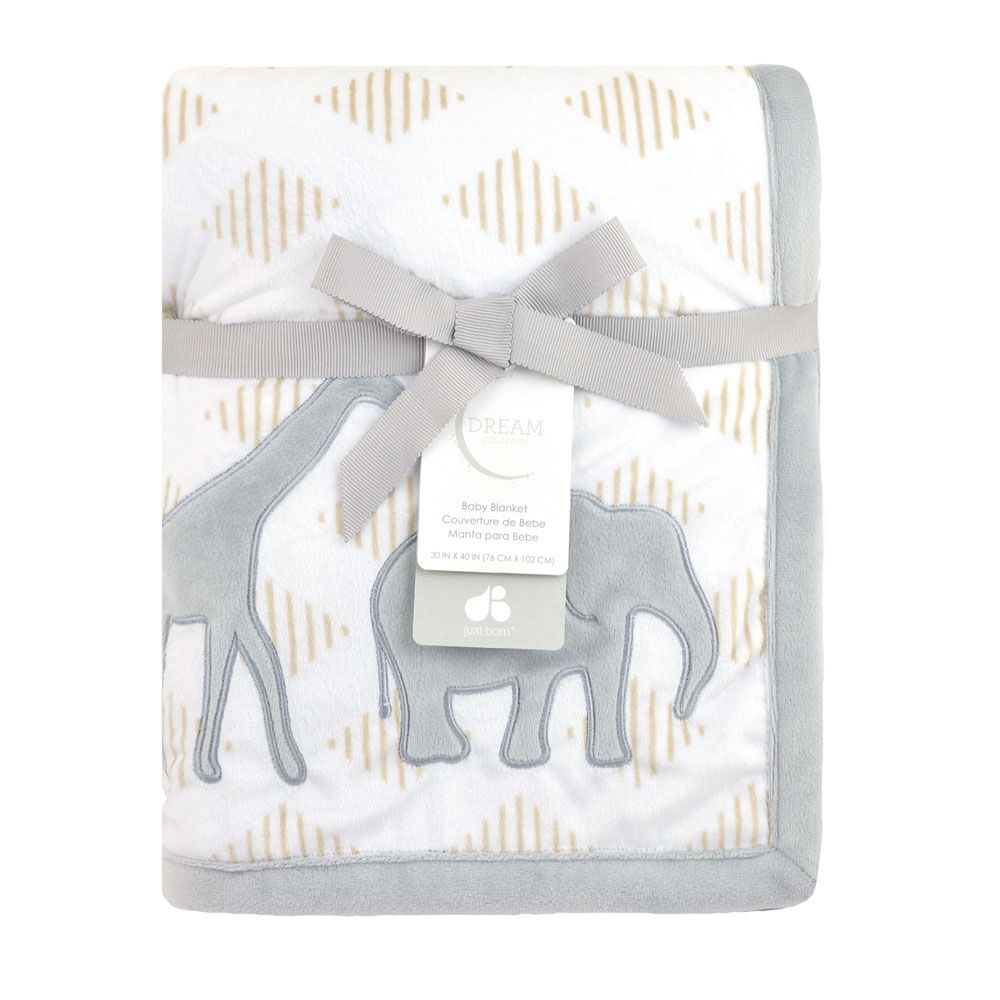 animal print baby blanket
