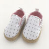 Chatouillant-toes blanc avec Grey Dots Taille 1-4