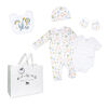 Rock a Bye Baby Rainbow Bear Layette Gift Bag Set 0-3m
