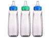Biberon Clear View de First Essentials par NUK, 270 ml (9 oz), débit moyen, paquet de 3.