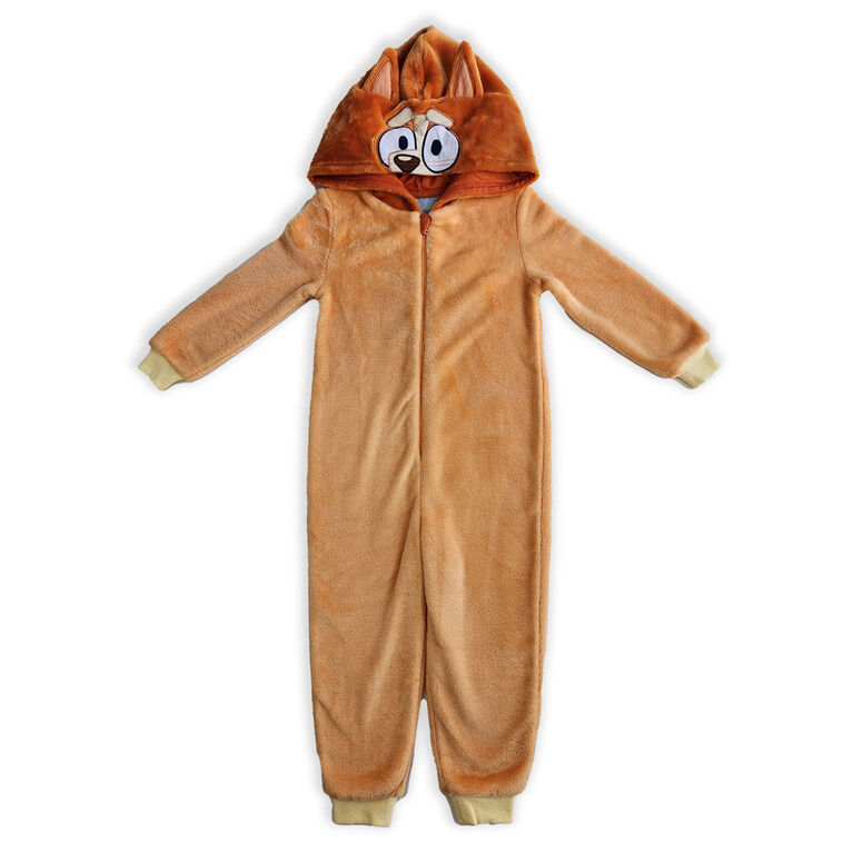 Bingo Hooded Onesie - Peach