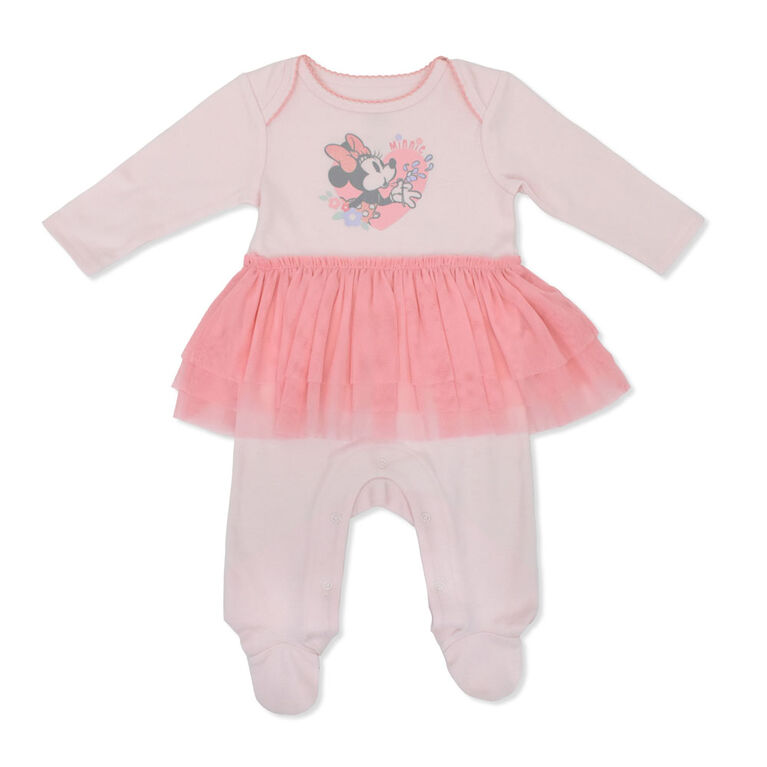 Minnie Mouse Tutu Sleeper Pink 3/6M