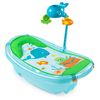 Baignoire pour nouveau-né à tout-petit Ocean Buddies de Summer Infant avec barre de jouets.