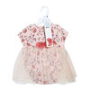 Baby Mode 2 Piece Tutu Romper Set: Pink Floral