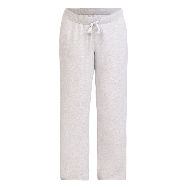 Motherhood - Scuba Wide Leg Pant - Grey mix