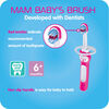 Brosse Baby's Brush MAM, 6 mois et plus, 2 unité,