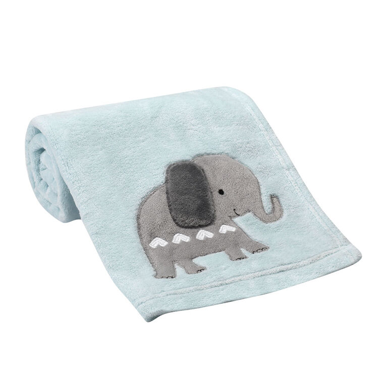 Bedtime Originals - Jungle Fun Baby Blanket - Blue