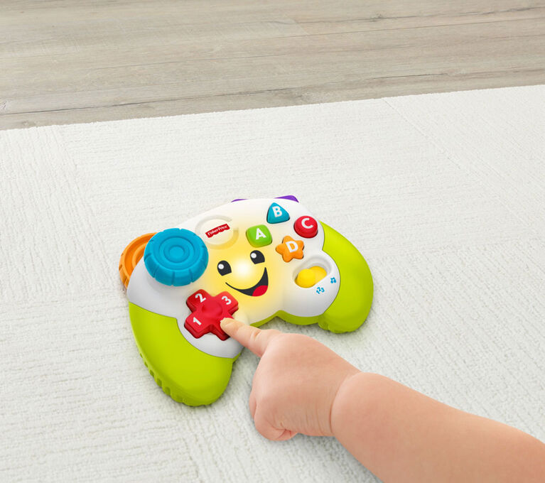 Fisher-Price - Rires et Éveil - Manette de jeu vidéo jouet - Édition  anglaise