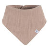 Just Born - Lot de 4 Bavoirs Bandana en Mousseline - Beige