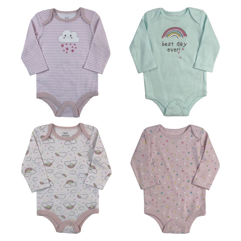 Rococo Paquet de 4 Caches couches - Couleurs Assorti, 0-3 Mois